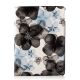 iPad Air hoes bloemen zwart/blauw