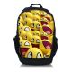 Sleevy 17.3 inch laptop rugzak gele smileys