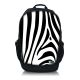 Sleevy 17.3 inch laptop rugzak zebra