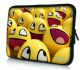 Laptophoes 11 inch gele smileys Sleevy