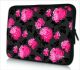 Laptophoes 11,6 inch roze bloemen patroon - Sleevy