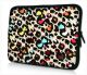 laptophoes 14 inch gekleurde panterprint sleevy 