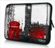 Sleevy 15,6 inch laptophoes artistiek Londen