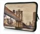 Sleevy 15,6 inch laptophoes Brooklyn Bridge uit New York