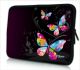 Laptophoes 15,6 inch gekleurde vlinders - Sleevy