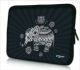 Laptophoes 17,3 inch olifant Indisch zwart - Sleevy