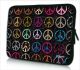 Laptophoes 17,3 inch peace patroon - Sleevy