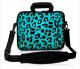 Laptoptas 11,6 inch blauwe panterprint - Sleevy