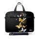 Laptoptas 13,3 inch / schoudertas vlinders goud - Sleevy