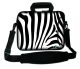 Sleevy 15,6 inch laptoptas zebra print