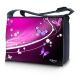 Sleevy 15,6 inch laptoptas paarse vlinders