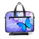 Laptoptas 17,3 inch / schoudertas blauwe vlinder - Sleevy