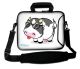 laptoptas 17 inch grappige koe Sleevy