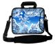 laptoptas 17 inch blauwe wereldkaart Sleevy