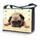 Sleevy 17,3 inch laptoptas schattig hondje