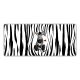 Muismat xxl gaming schattige zebra 90 x 40 cm - Sleevy
