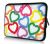 iPad hoes kleurige harten Sleevy