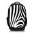 Sleevy 17.3 inch laptop rugzak zebra