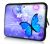 Laptophoes 11 inch blauwe vlinder Sleevy