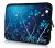 laptophoes 14 inch blauwe bloemen Sleevy