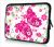 laptophoes 14 inch roze vlinder sleevy 