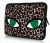 Sleevy 15,6 inch laptophoes panter design