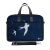 Laptoptas 13,3 inch / schoudertas blauw patroon en vogels - Sleevy