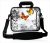 Laptoptas 13,3 inch oranje vlinders - Sleevy