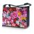 Sleevy 15,6 inch laptoptas bloemen print