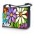 Sleevy 15,6 inch laptoptas bloemen