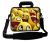 Sleevy 15,6 inch laptoptas gele smileys