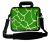 Sleevy 15,6 inch laptoptas groene giraffe print