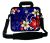 Sleevy 15.6 inch laptoptas rode/beige bloemen