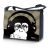 Sleevy 17,3 inch laptoptas chimpansee