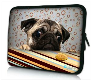 Laptophoes 13 inch grappig hondje Sleevy