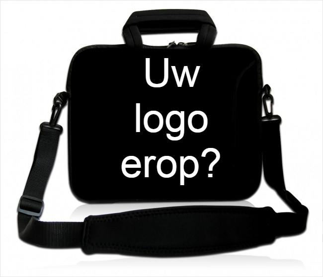 Laptoptas met logo bedrukken